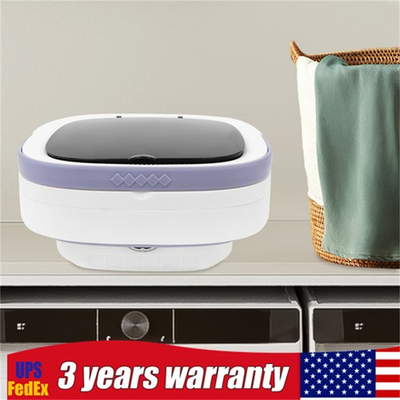 #ad 12L Portable Washing Machine 36W Mini Washer Foldable Travel Camping Small Washe $28.34