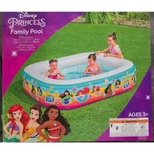 Bestway Disney Princess Rectangle Inflatable Pool 119 Gallon