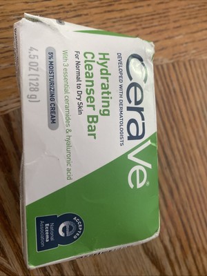 CeraVe Hydrating Cleanser Bar - 4.5 oz Sealed NEW