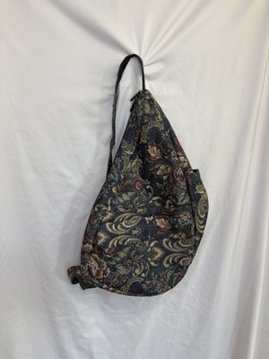 Ameri Bag Healthy Back Bag Floral Design Crossbody Sling Backpack - B4