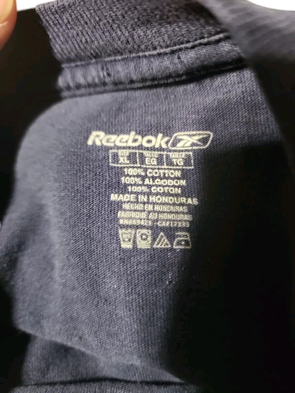 New England Patriots Wes Welker Reebok T-Shirt XL Navy NWT thumbnail 2