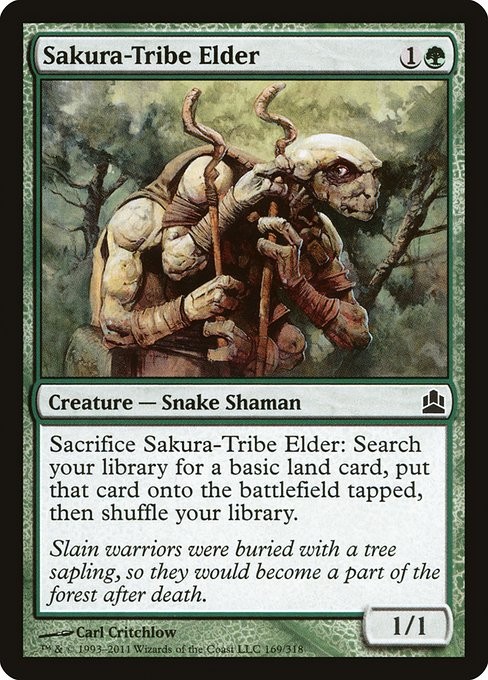 MTG Sakura-Tribe Elder [CMD] #169