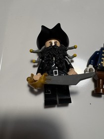 lego pirates of the caribbean minifigures Black Beard 4192 Rare Jack Sparrow