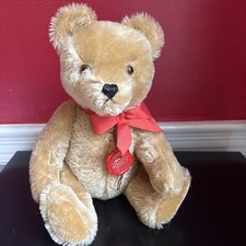 Hermann Original Teddy Bear, Mint, Growler, Tags Red Disc West Germany, Jointed