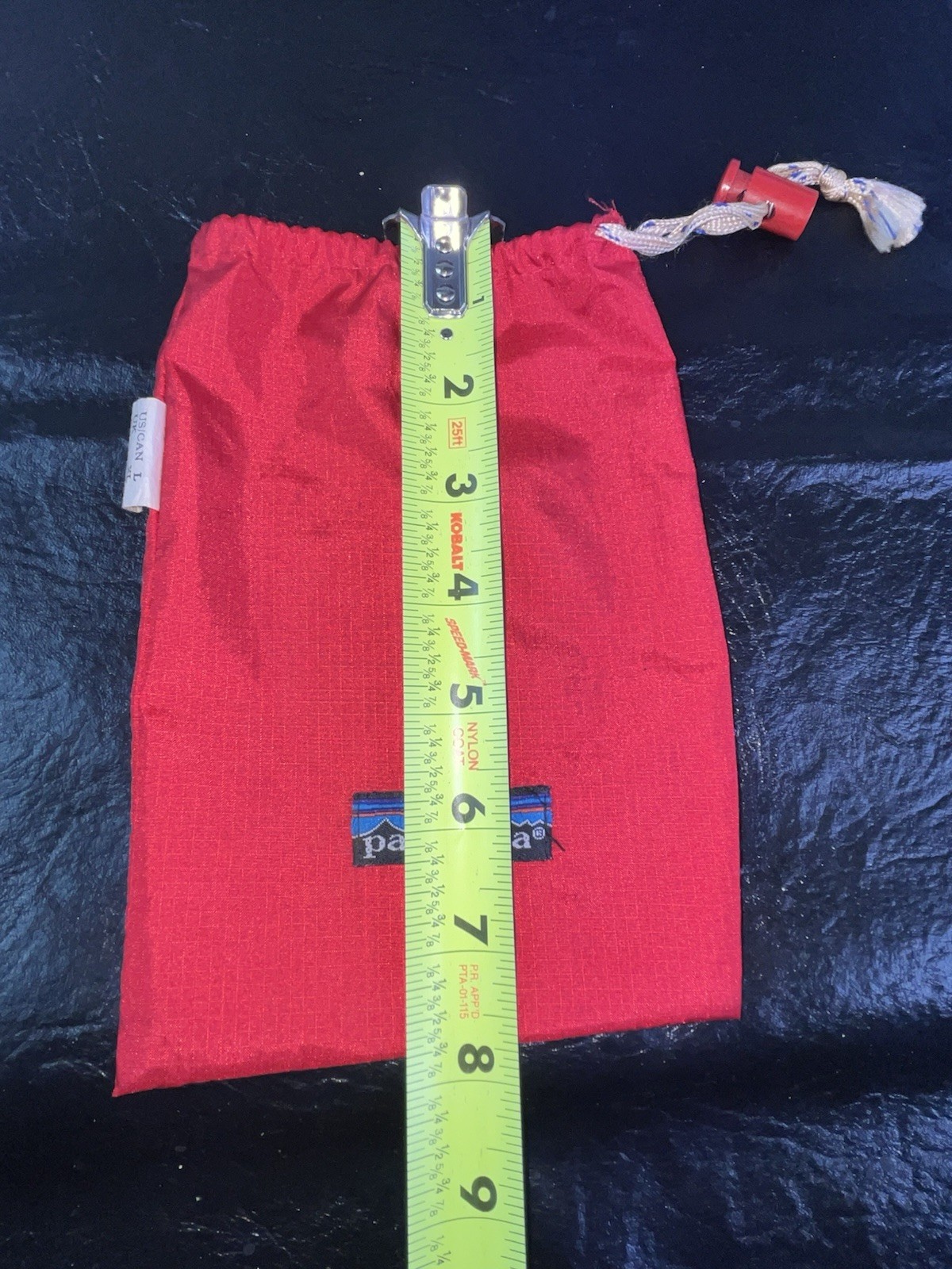 Patagonia Red Small Thin Draw String Stuff Sack B… - image 2