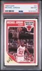 1989 FLEER #21 MICHAEL JORDAN PSA 8