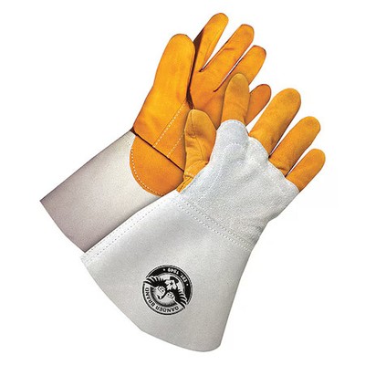 Bdg 64-9-1145-13 Gander Brand Welding Gloves, Gauntlet Cuff, Straight Thumb,