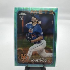 2024 Topps Chrome - Grant Hartwig #45 Aqua Lava Refractor /199 (RC)