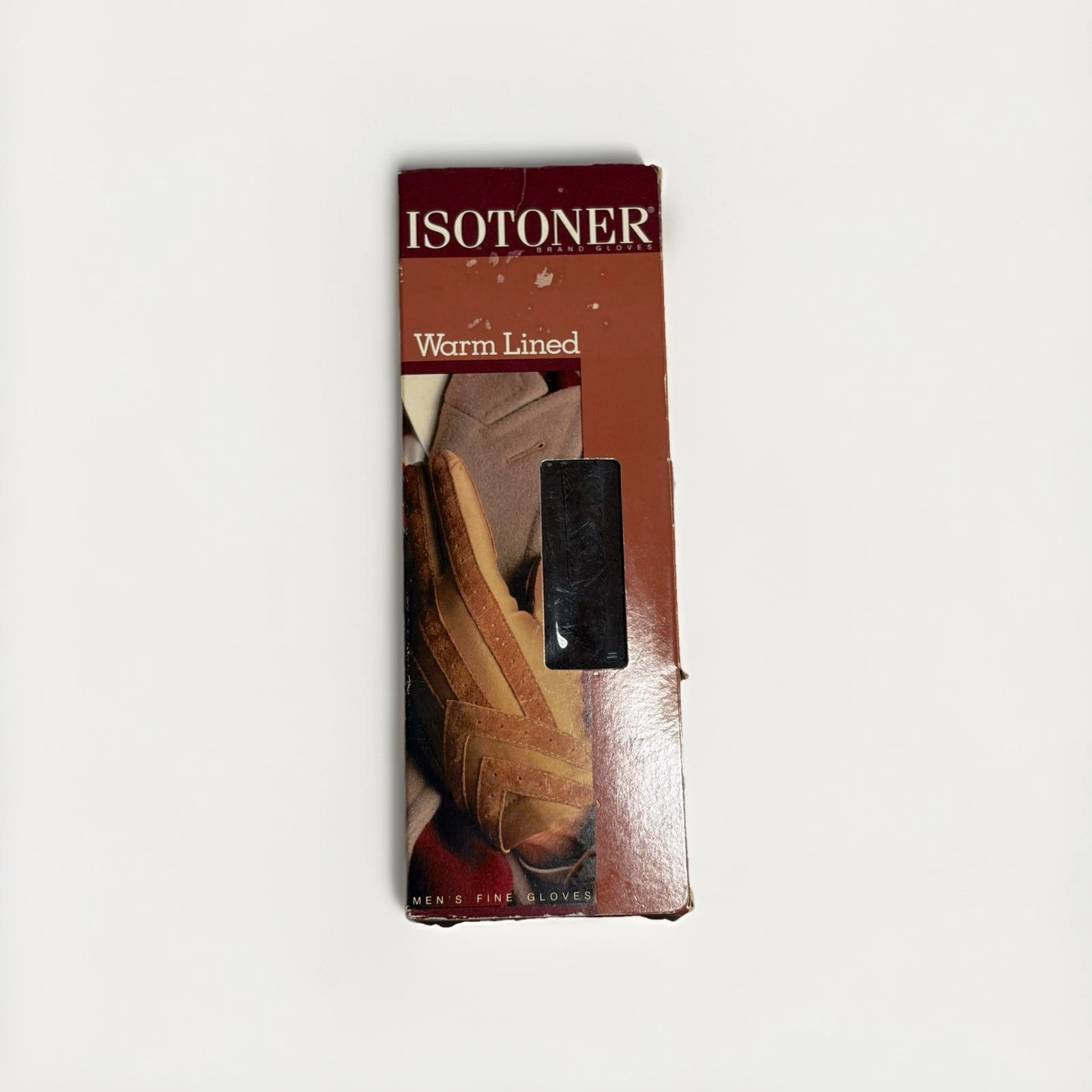 Isotoner Men's Brown Warm Lined Gloves Size Medium 24028 New