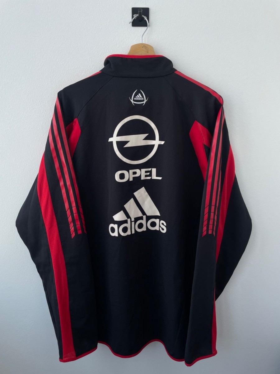 AC Milan 2004/2005 Training Sweatshirt 1/4 Zip Top Long Sleeve