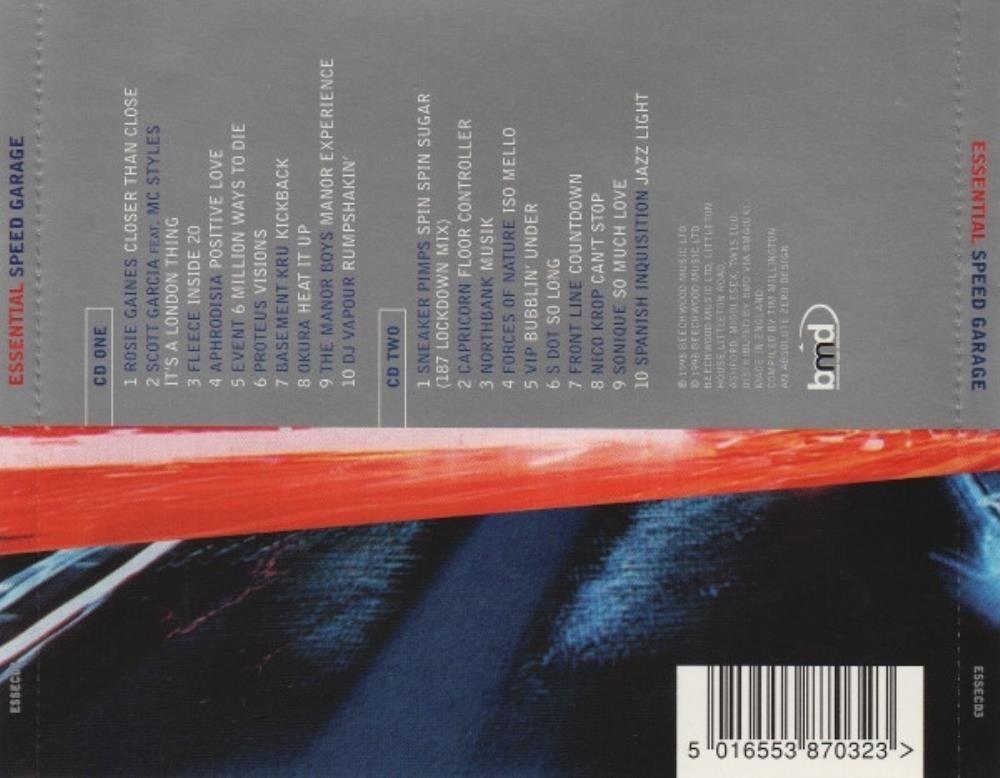 Essential Speed Garage Various CD 1998 Top-quality Free UK shipping Audio CD thumbnail 2
