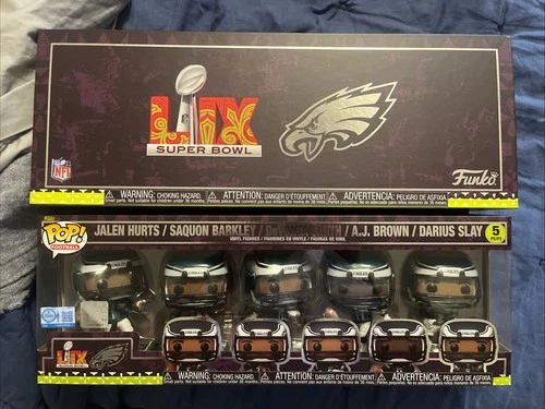 Philadelphia Eagles Super Bowl Champion Funko Pop Team Pack! Limited Edition