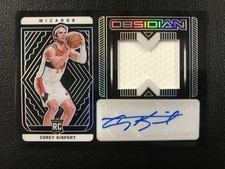 2021-22 Panini Obsidian #239 Corey Kispert Rookie Patch Auto /99 Washington