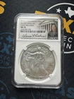 2013-(S) Silver Eagle $1 MS 70 NGC  Anna Cabral Signed