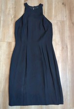 Vtg Miss Melinda California Black Sleeveless Evening Dress Sz 14