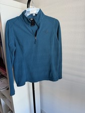 The North Face Women s TKA 100 Glacier 1/4 Zip Fleece Pullover Teal Blue Size M