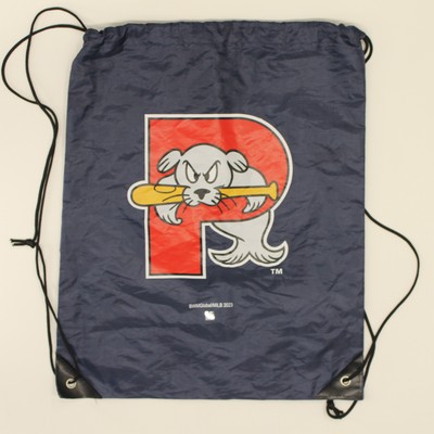 Portland Sea dogs MILB Red Sox minor team promotional cinch bag blue