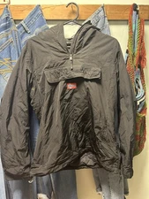 Vintage Napapijri Black Rainforest Pocket Jacket