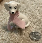 VTG Barbie doll Dalmatian Dog figure Spot Scene pink scarf 2001