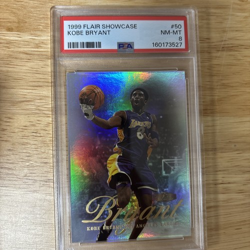 1999 Flair Showcase Kobe Bryant #50 PSA 8 NM-MT Lakers HOF