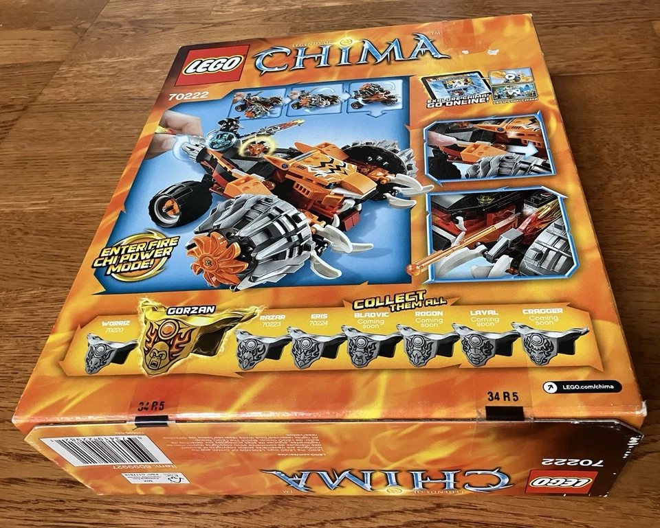 LEGO LEGENDS OF CHIMA: Tormak's Shadow Blazer (70222) - New in Sealed Box - Image 4 of 4
