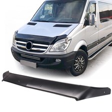 Front Hood Deflector Guard Compatible with Mercedes Benz Sprinter Matte Black