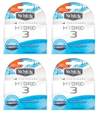 Schick Hydro 3 Refill Razor Blade Cartridges, 16 Count BNIB