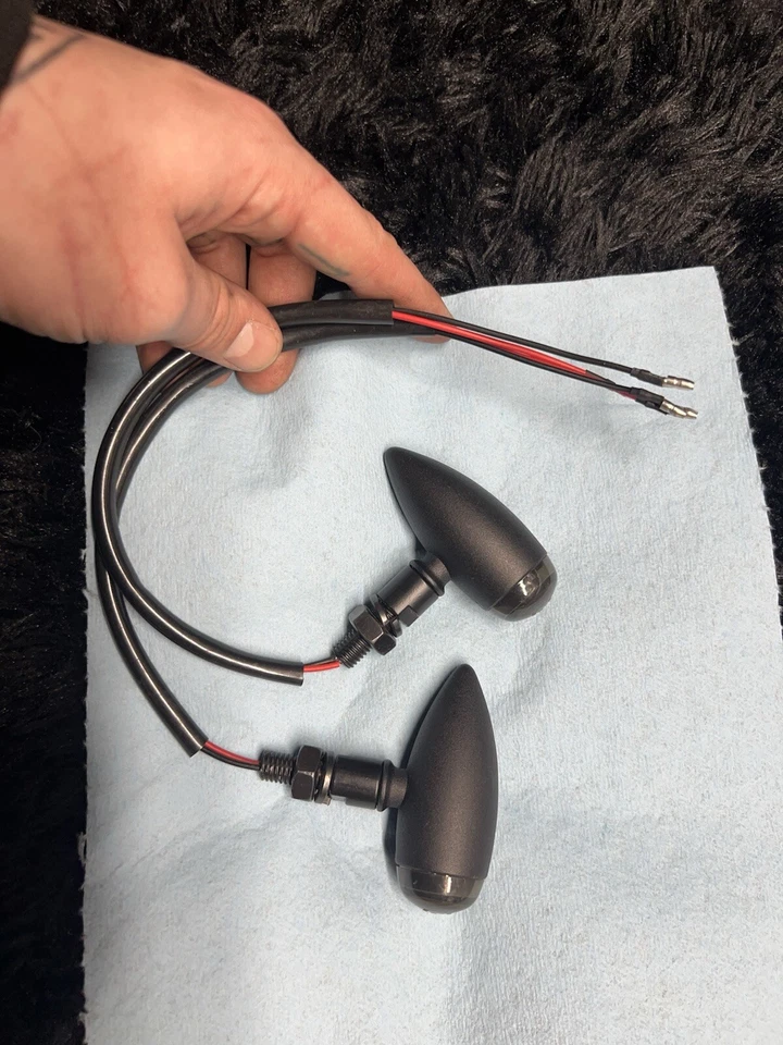 Metal Turn Signals Bullet Style After Market Universal Left/right - Image 3 of 4