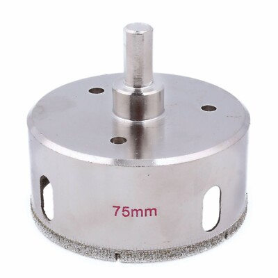 75mm 3'' inch Diamond Tile Hole Saw Masonry Drill Bits Tools for Stone Ceramic