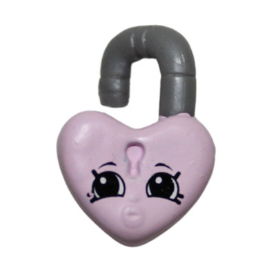 Shopkins Season 8 Oh La La Macaron Cafe - Light Pink Mini Heart-Shaped Lock