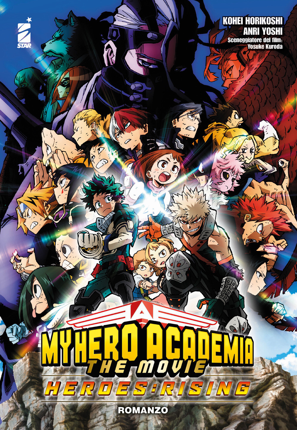 Libri Kohei Horikoshi / Yoshi Anri - Heroes: Rising. My Hero Academia The Movie.