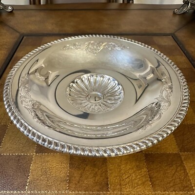 Birks Regency Plate E.P. Copper 99 Silverplate Pierced Pedestal