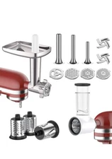 Food Meat Grinder&Slicer Shredder Attachment Kit For Kitchenaid Stand Mixers Set