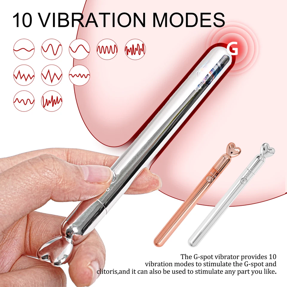 Vibrador Multivelocidad Punto G Clítoris Mujer Adulto Juguete Sexual Masajeador Estimulación Foto 2 de 4