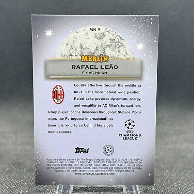 Rafael Leao 2023-24 Topps UEFA Merlin Mystic Nights AC Milan Rafael Leao 2023-24 Topps UEFA Merlin Mystic Nights AC Milan