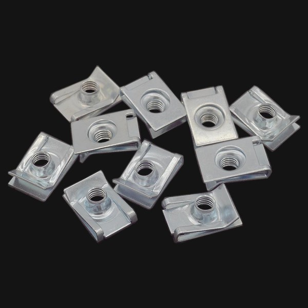10 X You.S Unterbodenschutz Blechmutter Clips FüR Mercedes Clk C208 Sl R129 R230-image