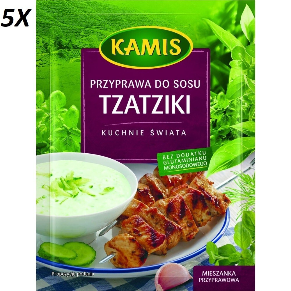PACK OF 5 KAMIS SPICE FOR TZATZIKI SAUCE 20 G (0.7 OZ.) | eBay