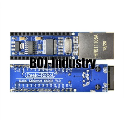Mini ENC28J60 Webserver module Ethernet Shield board for Arduino Nano v3.0 top
