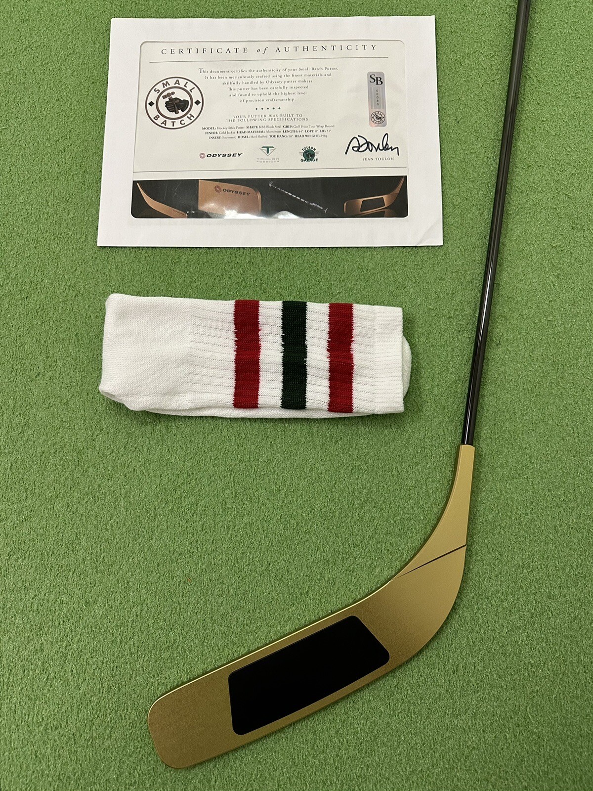 Odyssey Toulon Small Batch Happy Gilmore Hockey Stick Putter Limited 1/