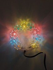 Aureola Luminosa colorata 8 cm - Coroncina luminosa per statue