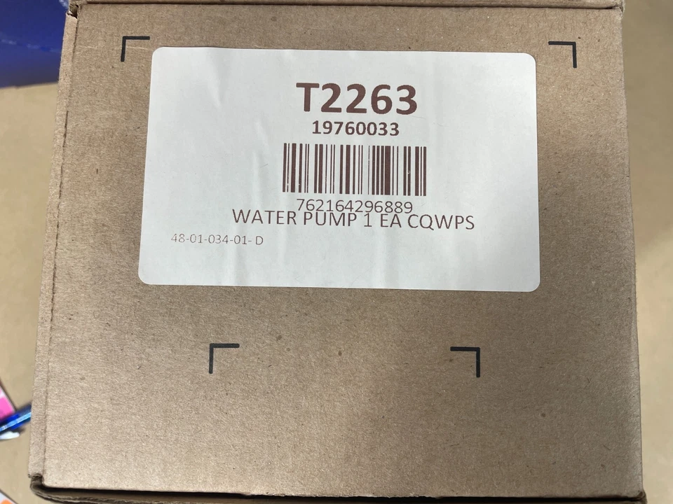 Bomba de agua motor Carquest Premium T2263 nueva, junta/sellos incluidos Foto 4 de 4