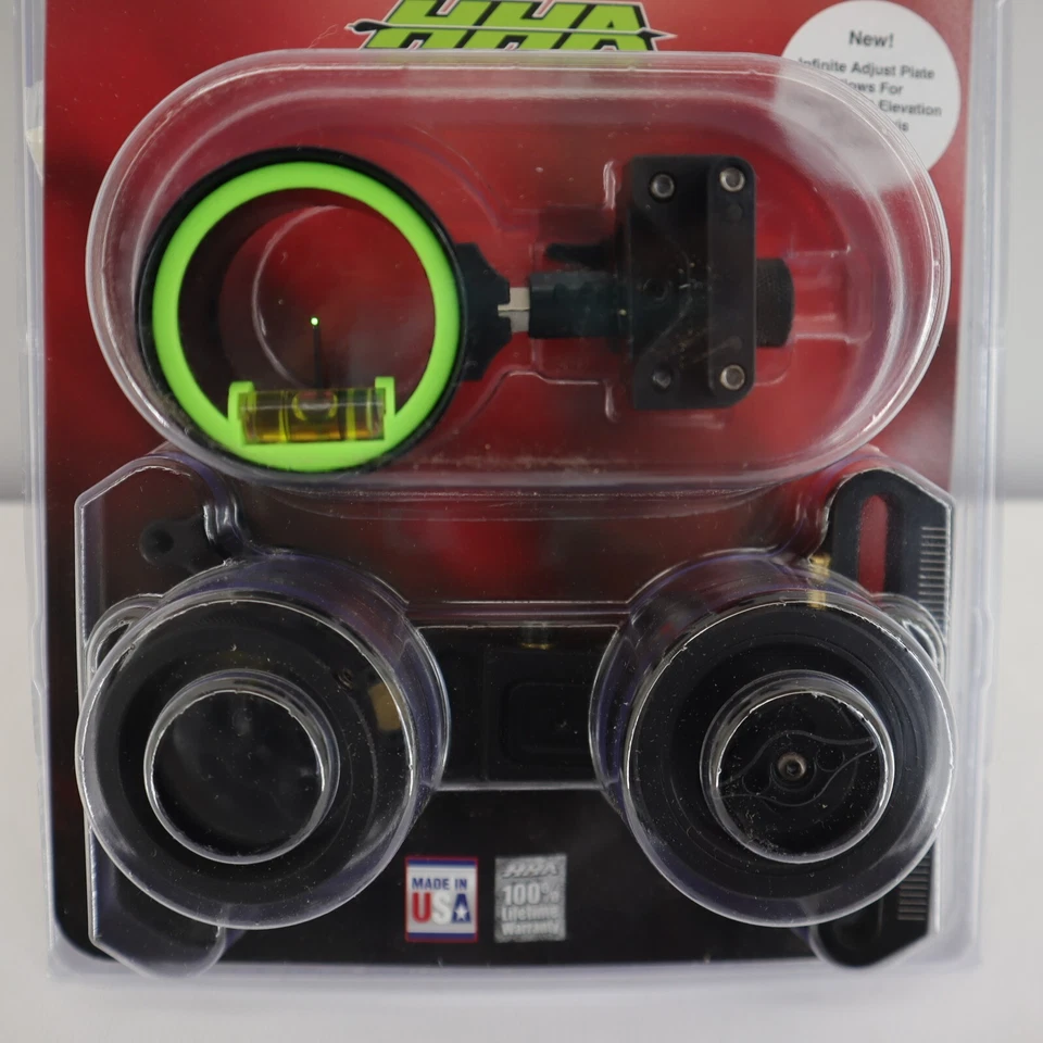 NEW HHA Sports Tetra Max TMX-5519 .19 One Pin Archery Bow Sight Scope Mount RH - Image 2 of 4