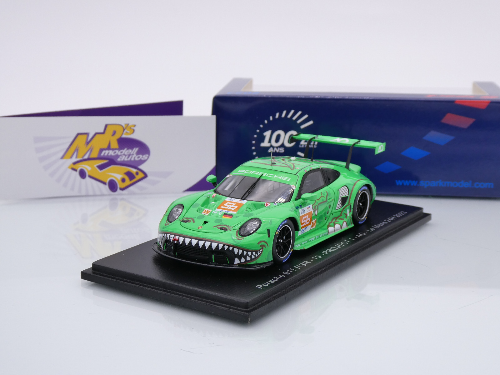 Porsche 911 RSR-19 35th Le Mans 2023 #56 Project 1 AO Rexy by Spark