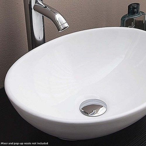 Della Francesca Bathroom Ceramic Above Counter-top Basin for Vanity - Picture 2 of 8