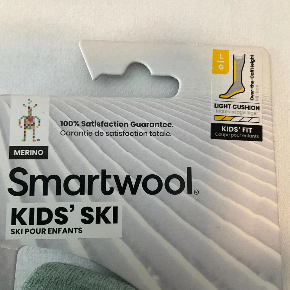 Calcetines de esquí Smartwool para niños talla L multicolor sobre la pantorrilla cojín ligero Foto 3 de 4