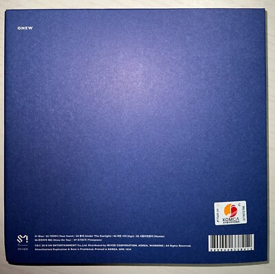 新品未開封 SHINee オニュ ONEW VOICE 青Ver. Shinee Onew - [Voice] (1st Solo Mini Album 2 Version SET