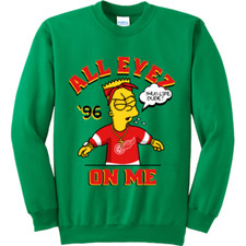 NEW Art Society x SWOD THUG BART KELLY GREEN Crew Sweater SM-4XLARGE MADE IN USA