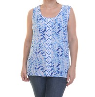 Style & Co. Sleeveless Printed Top Size S on sale Style & Co. Sleeveless Printed Top Size S on sale