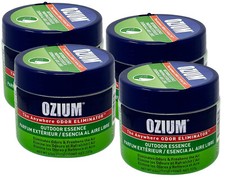 Ozium Air Sanitizer 4.5 Oz Gel Car Air Freshener Outdoor Essence 4 Packs