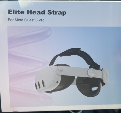 Head Strap Compatible W/2023 Quest 3 - One Click Stretch & Retract Design VR